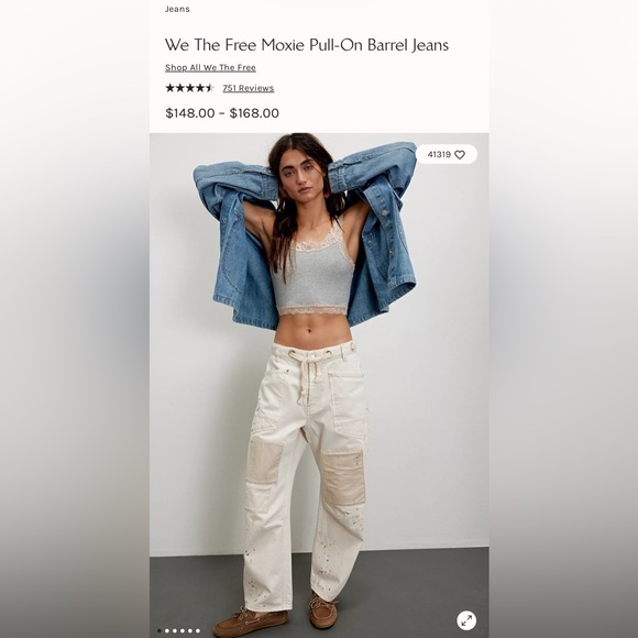 Free People Moxie Pull-On Barrel Jean - Picture 4 of 4